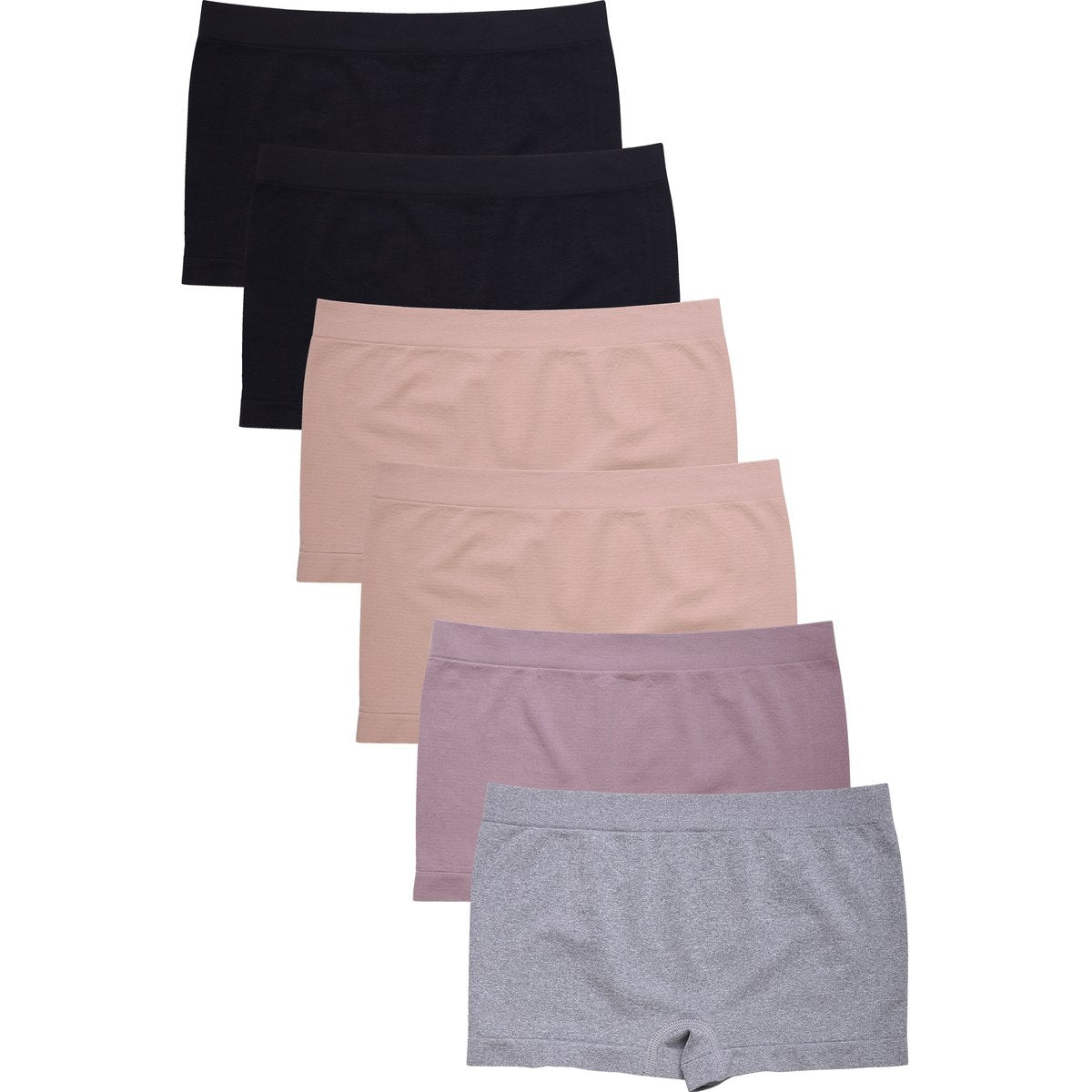 3 High Waist Seamless Boyshorts Panties Womens Underwear Boxer Briefs One  Size